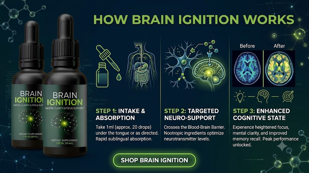 How Brain Ignition works infographic